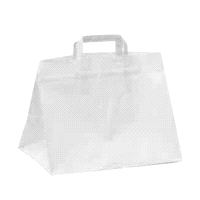 Shopper con soffietto largo, ideale per food take away 