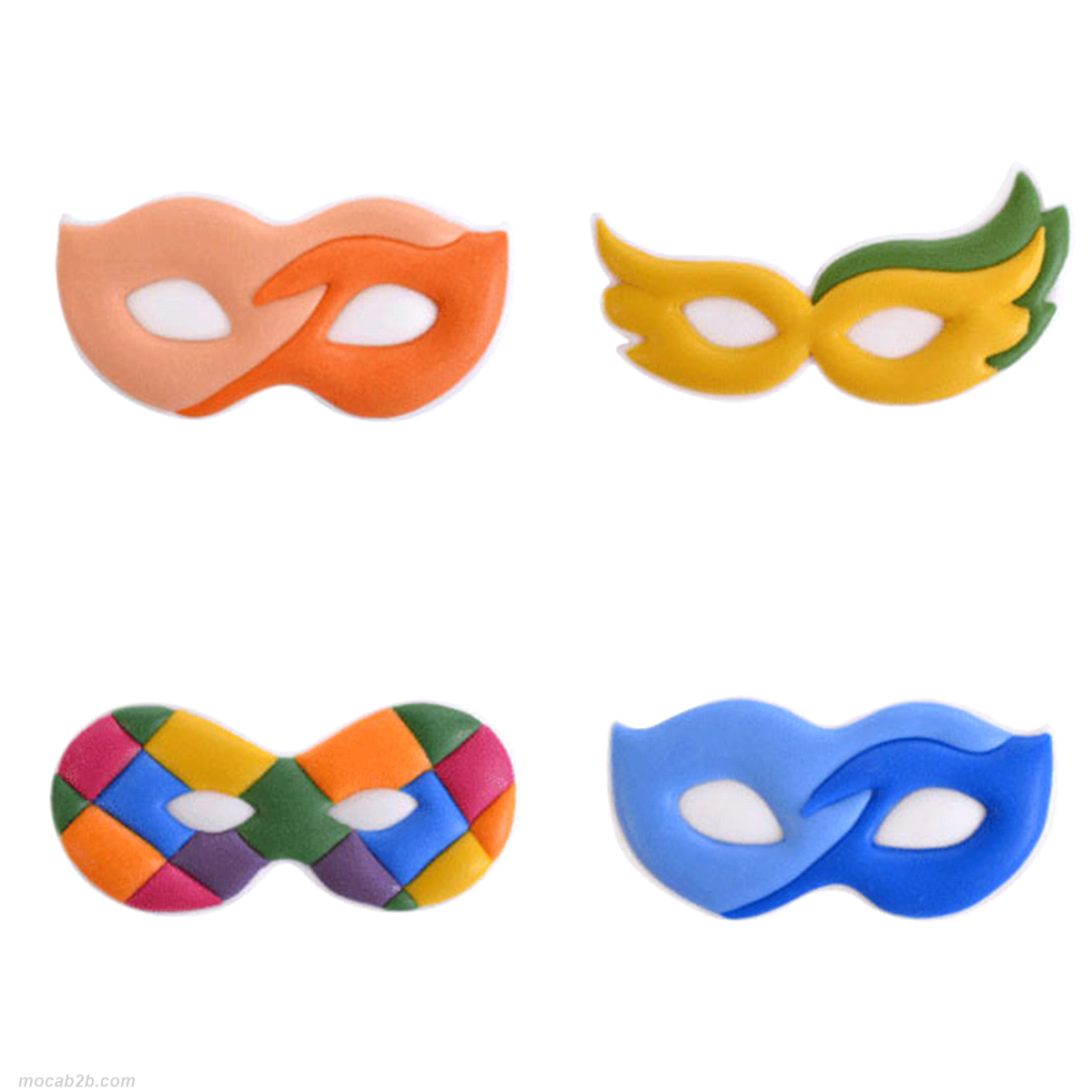 Dimensioni 5 cm, decorazioni Carnevale 