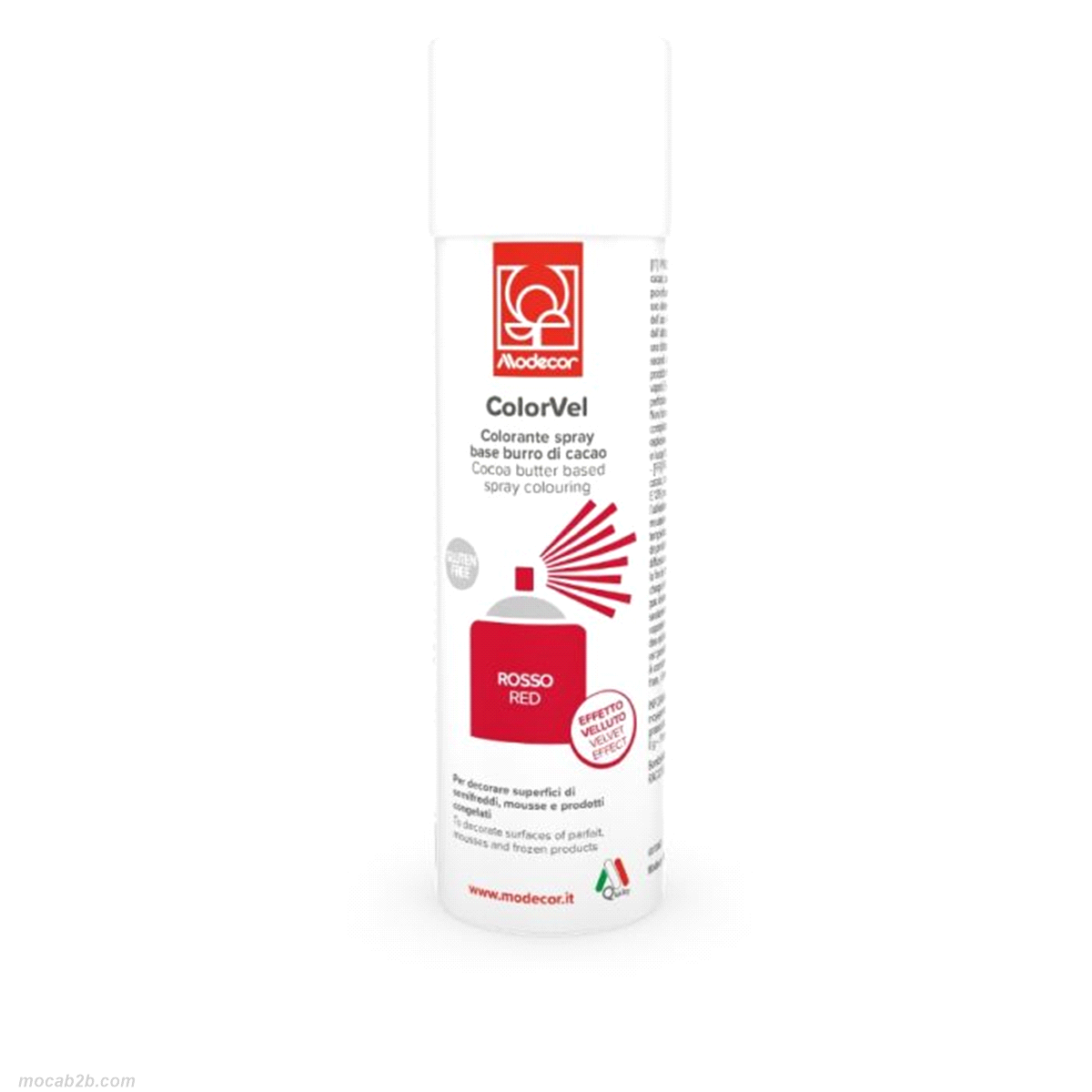 COLORSPRAY VELLUTATO ROSSO AZO 250ml MODECOR 