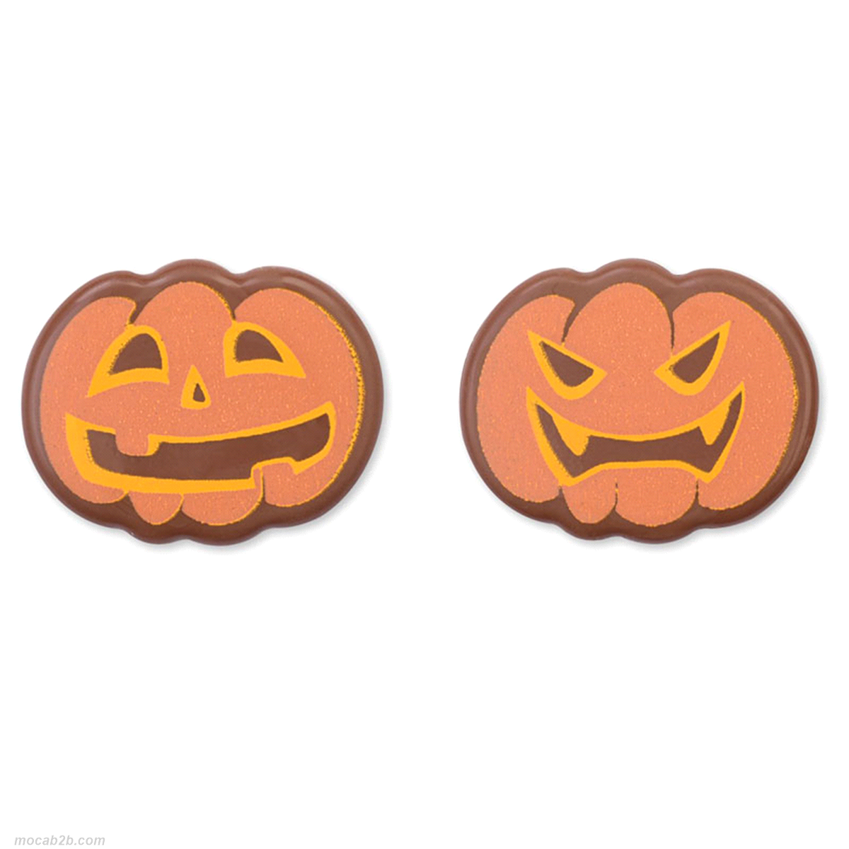 Zucchette cioccolato al latte halloween 3,5cm h3cm per 72 pezzi. Gluten free. 