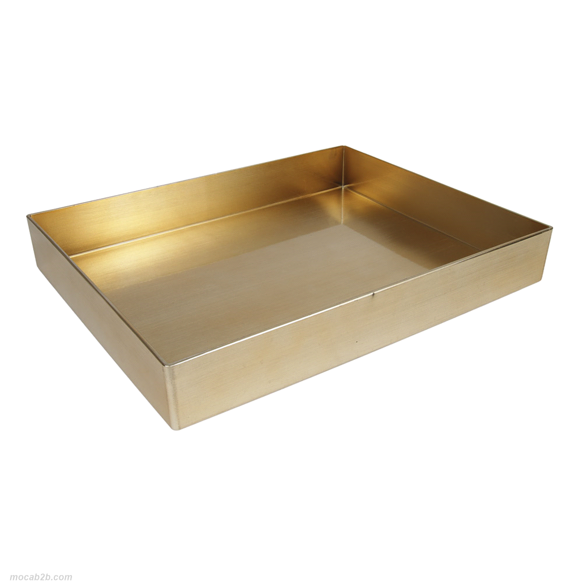 VASSOIO ORO PLASTICA 43x34xh6 