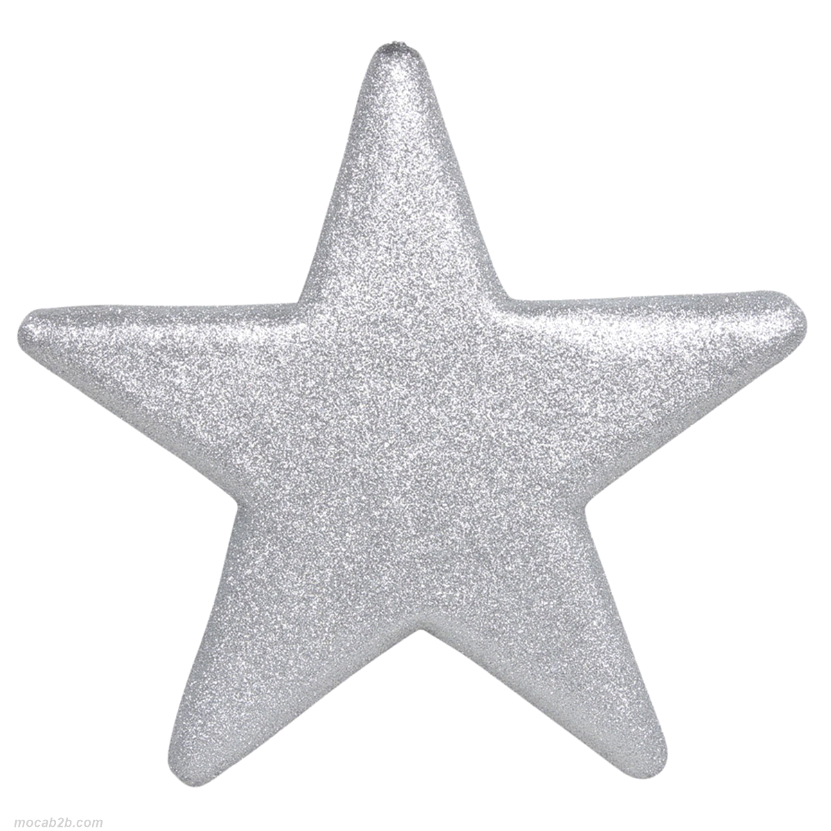 STELLA ARGENTO SCINTILLANTE 25x25 