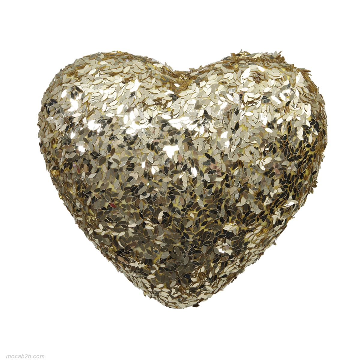 CUORE ORO DA APPENDERE  15x14cm 