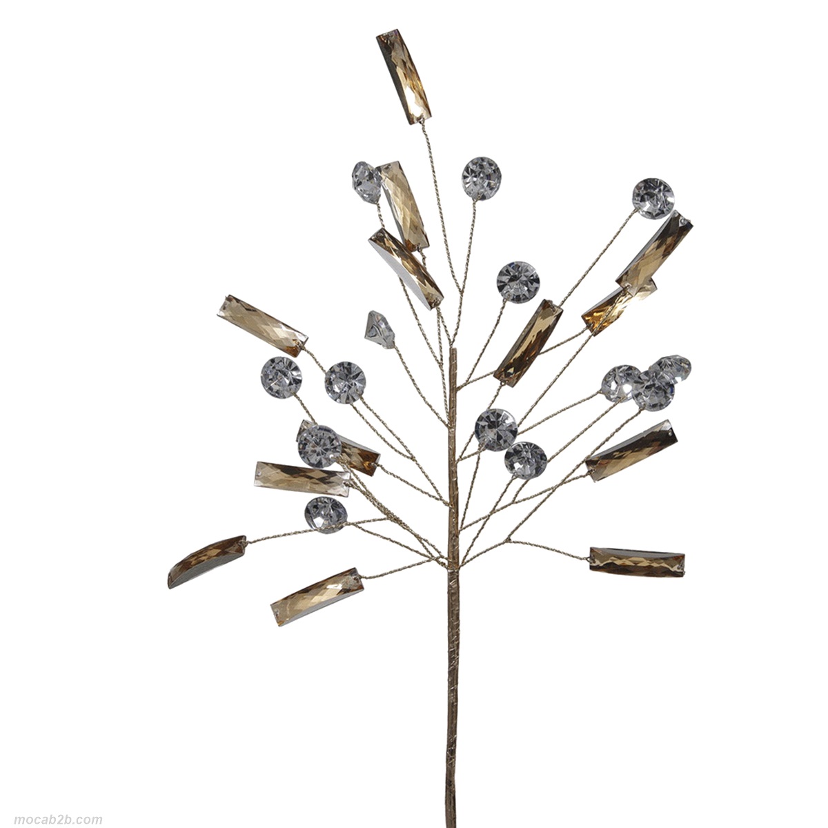 PICK DIAMANTI ORO/ARGENTO 23cm 