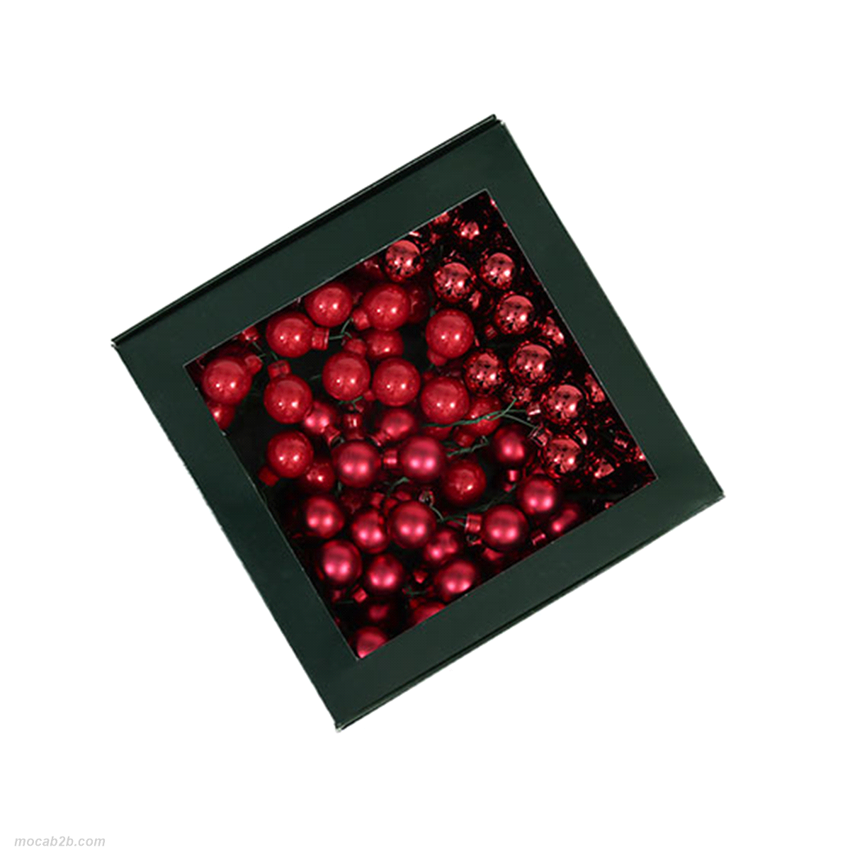 PALLINE ROSSO XMAS LUCIDE/OPACHE @2x144pz 
