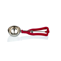 Acciaio inox 18/10 e manico in Nylon colorato. Dim. Ø 79 mm 