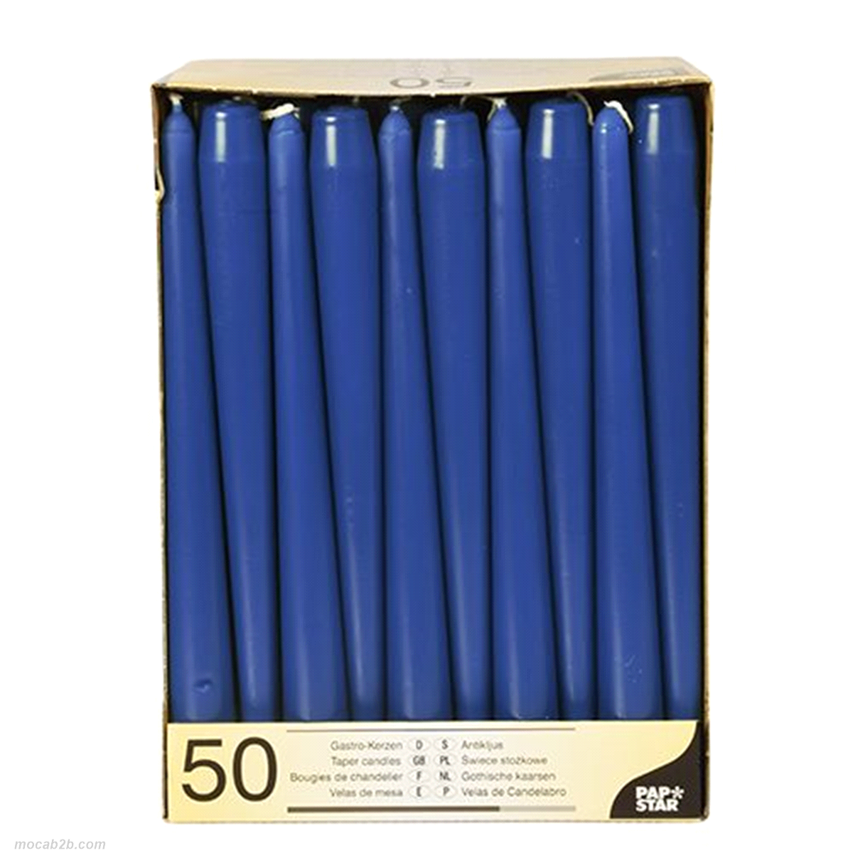 Candelieri blu scuro Ø 2,2 cm · 25 cm 