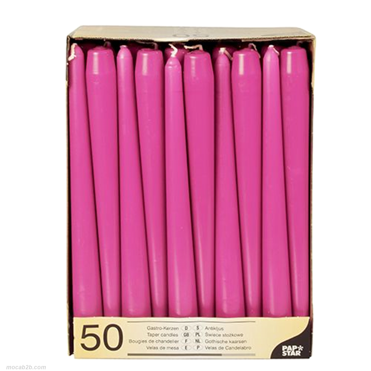 Candeliere fucsia Ø 2,2 cm · 25 cm 
