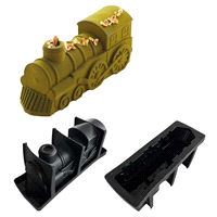 Stampo in silicone per tronchetto Express log mm 250 x 88 x106h volume 1435 ml. 