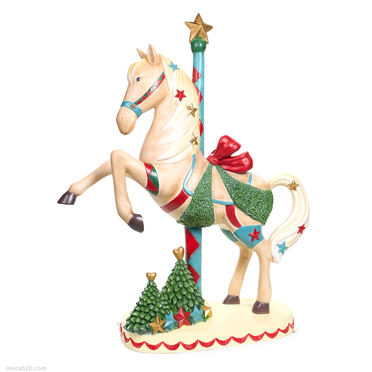 CAVALLO RESINA GIOSTRA 120x47 h.150 
