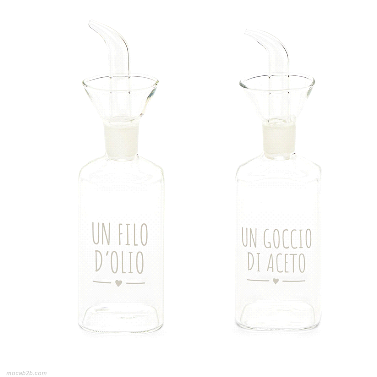 SET 2 OLIO/ACETO BOROSILICATO 250ml 