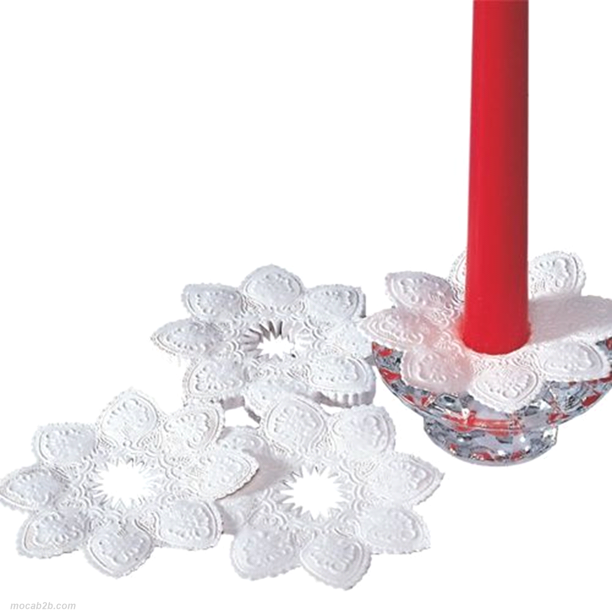 SOTTOCANDELA BIANCO CARTA d.10x10pz 