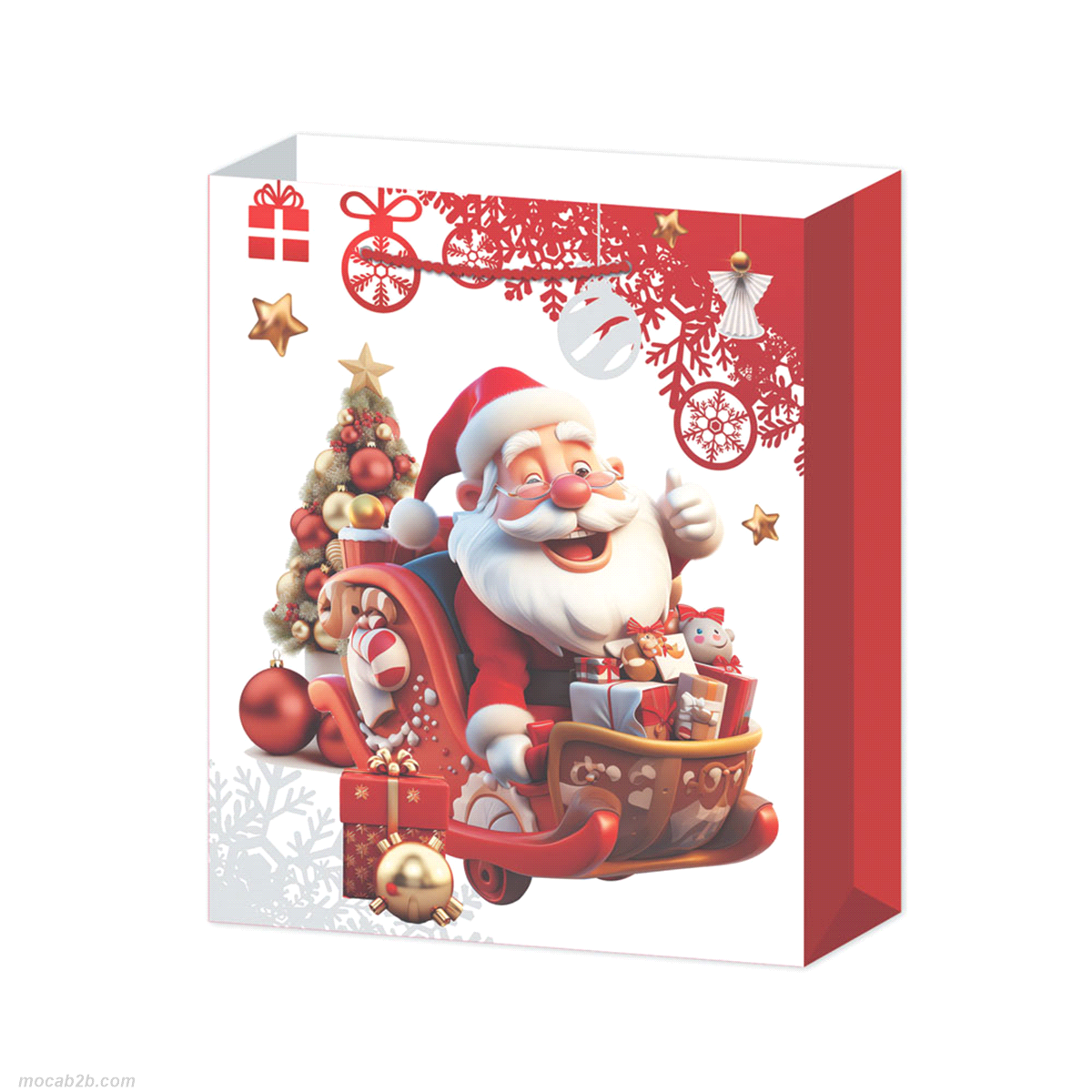 BORSA XMAS LINE (4) 12x7x15 x6pz 