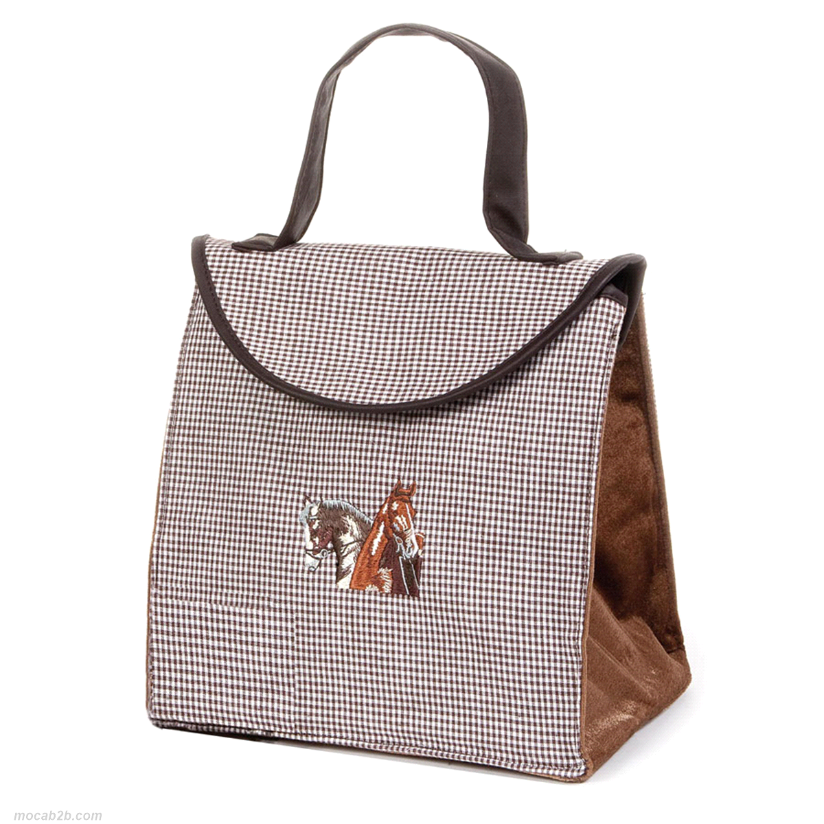 BISACCIA CAVALLI MARRONE 20x27x29 