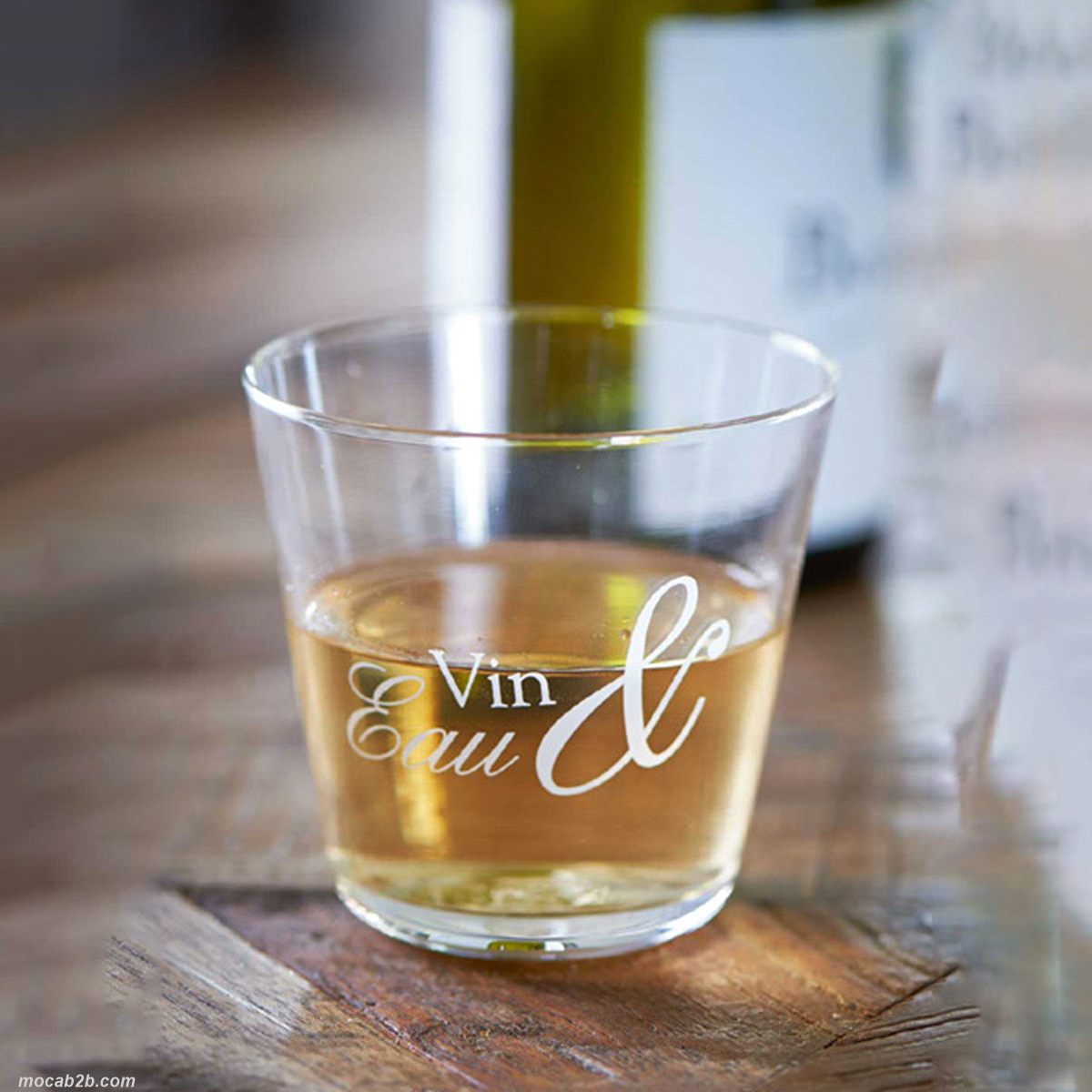 BICCHIERE VINO & ACQUA VETRO @8,5h8 