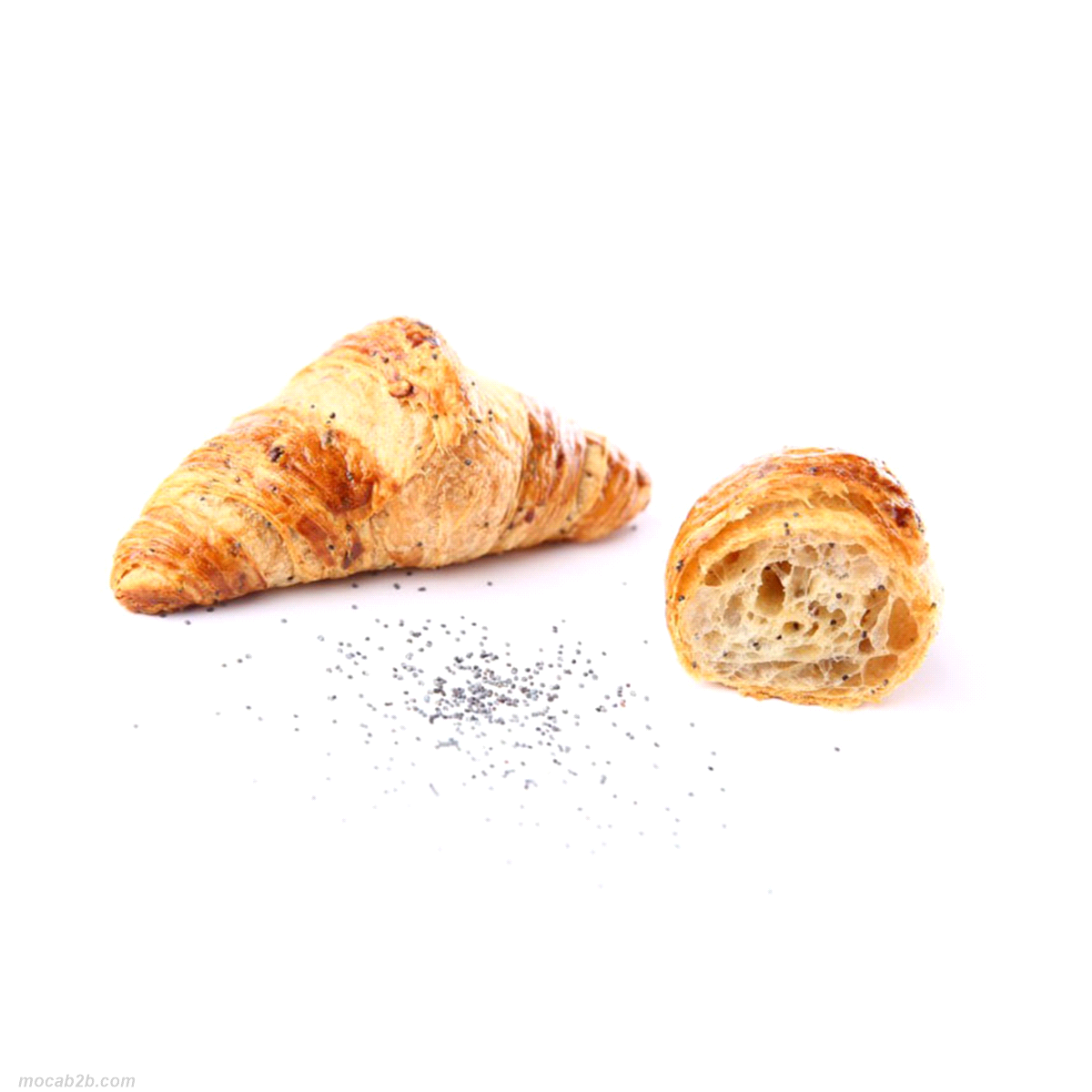 Mini croissant integrale con i semi 30 gr 