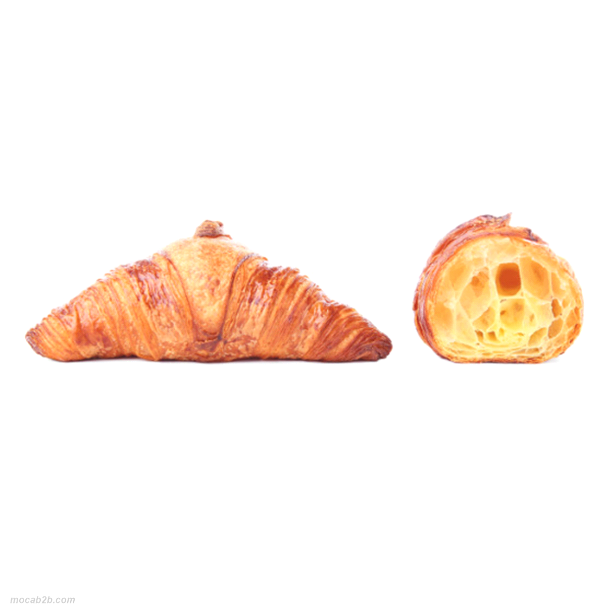 Croissant 50 gr prelievitato. 