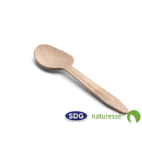 Questa posata è realizzata con fibre di legno di betulla e pioppo.
Adatto a tutte le occasioni (pasti completi, buffets, catering, pasticceria e per l