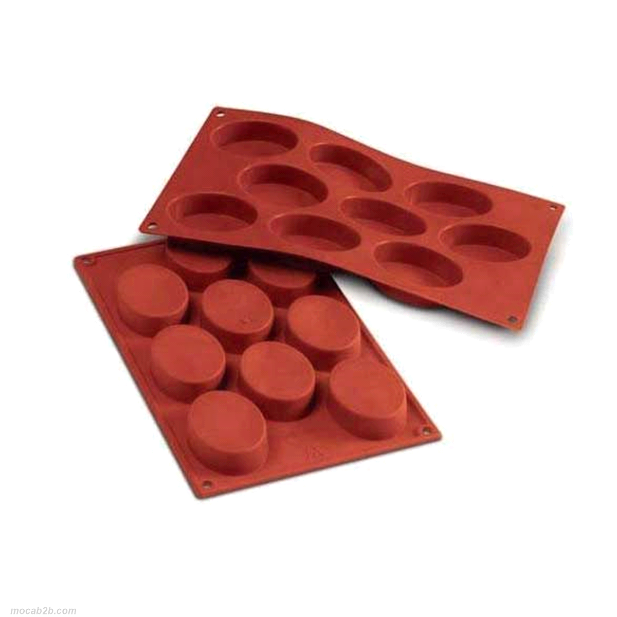 Stampo dimensioni: 70mm x50mm xh.20mm - Cavity: 9 / Vol. Cavity: 50ml. Utilizzabile in forno / microonde - Utilizzabile in congelatore / abbattitore - Lavabili in lavastoviglie 