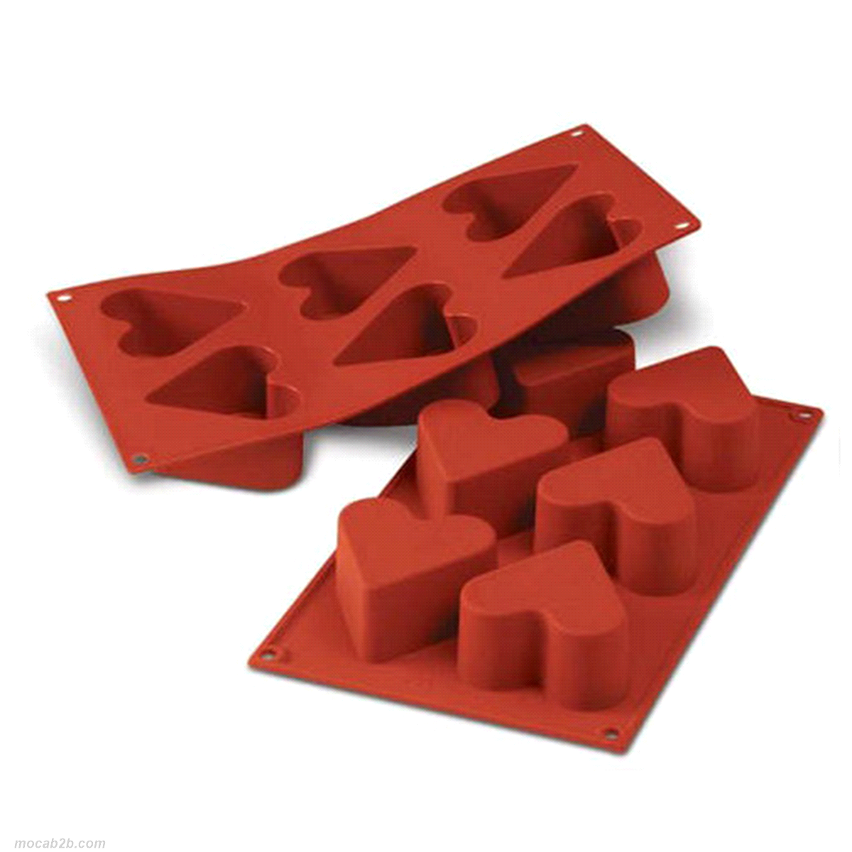 Stampo dimensioni: Ø65mm x h40 mm - Cavity: 6 / Vol. Cavity: 130ml. Utilizzabile in forno / microonde - Utilizzabile in congelatore / abbattitore - Lavabili in lavastoviglie 