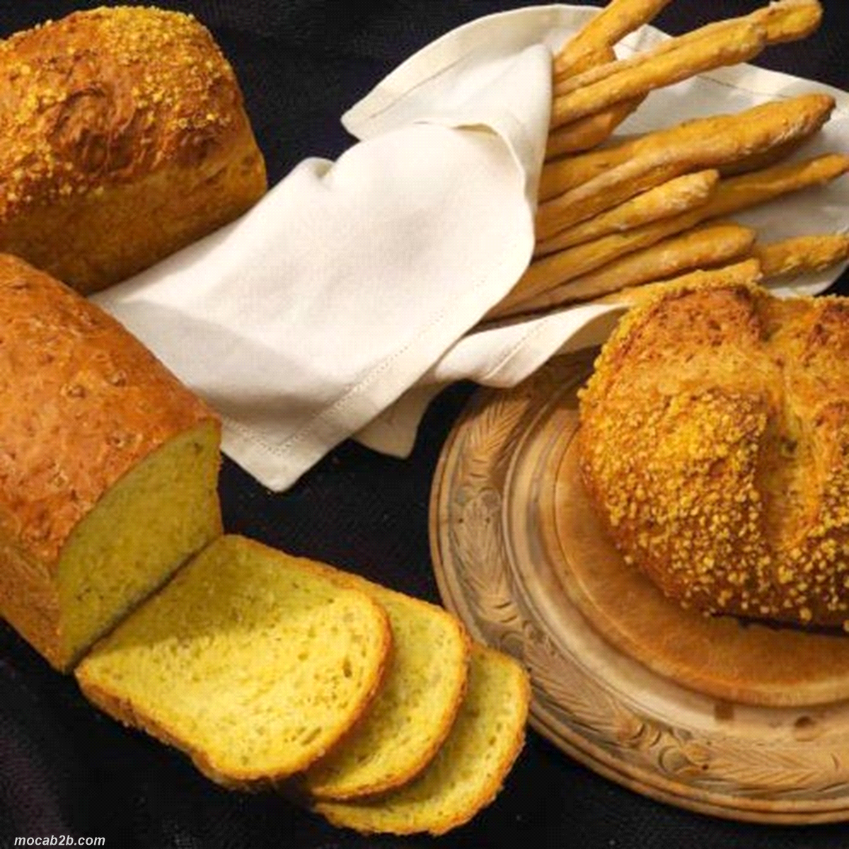 Semilavorato al 100% per ottenere pane speziato al mais e semi di girasole. 