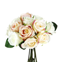 BOUQUET DI ROSE BIA/AVORIO ROSA 
