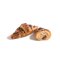 Ispirati alla tradizionale croissanterie francese, con una nuova ricetta unica e di altissima qualità, in linea con i gusti della tradizione italiana, per avere in un unico prodotto tutto quello che si può desiderare per la prima colazione.
Peso: 90 gr.
Scongelare per circa 15 min.
Cottura: 17-23 min a 165-175°C
 