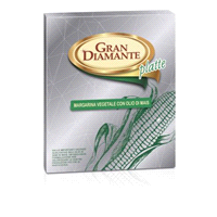 Margarina interamente vegetale con Olio di Mais per la produzione di sfoglie e paste lievitate sfogliate (croissant e paste danesi). Dotata di notevole plasticità, garantisce prodotti finiti molto leggeri e ben sviluppati. 
Conferisce un