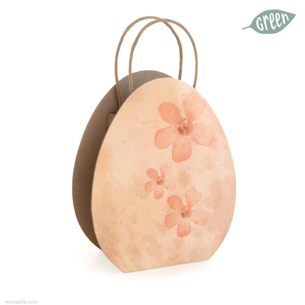 BORSINA EASTER EGG ARANCIONE 18x15x6 