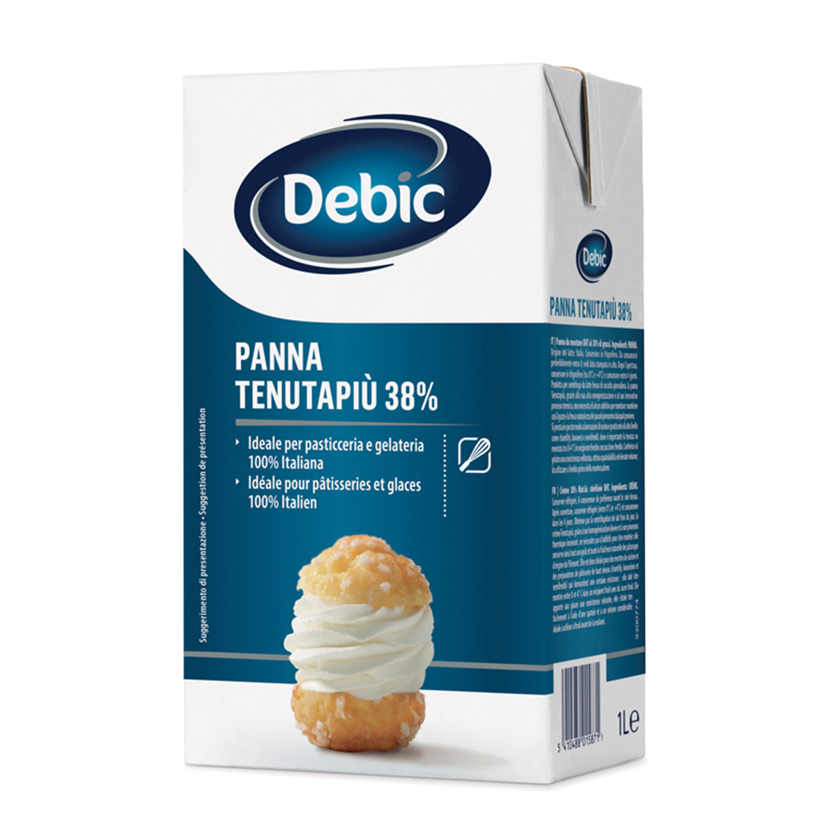 Tenutapiù Debic è la panna al 38% di grassi di alta qualità incredibilmente stabile, prodotta in Italia da solo latte fresco locale. Ideale per conferire maggior struttura a farciture, rifiniture e pasticceria mignon. 