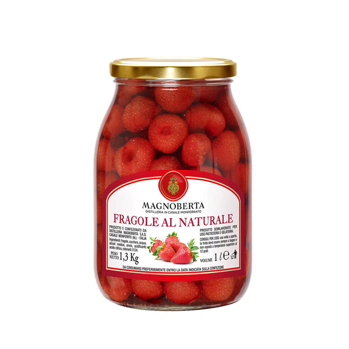 Fragole al naturale per uso pasticceria e gelateria 