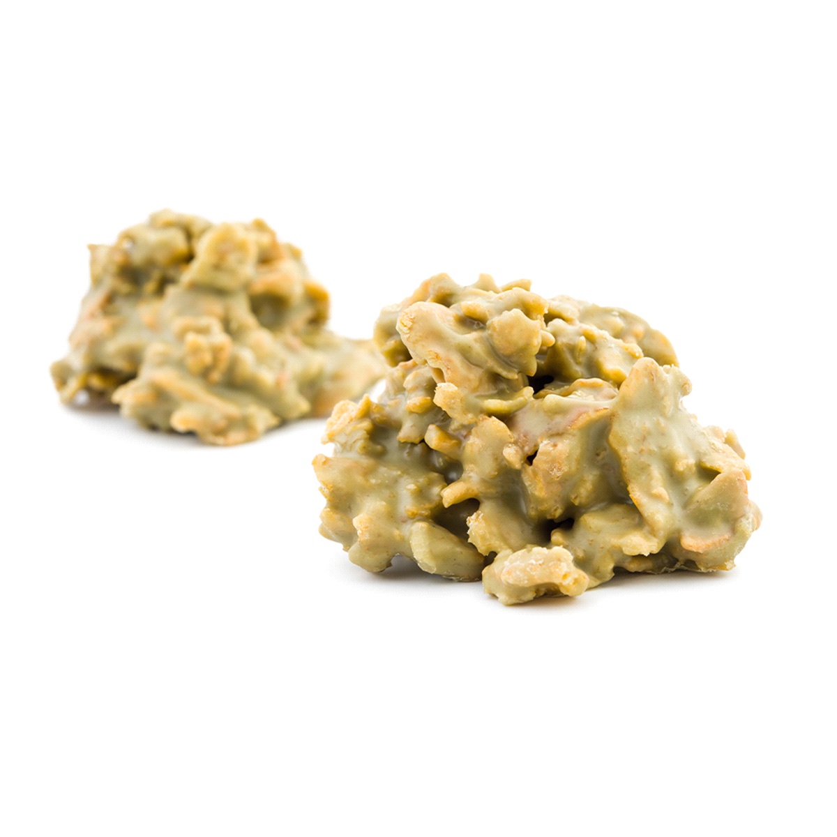 Croccantini di corn flakes e crema al pistacchio 