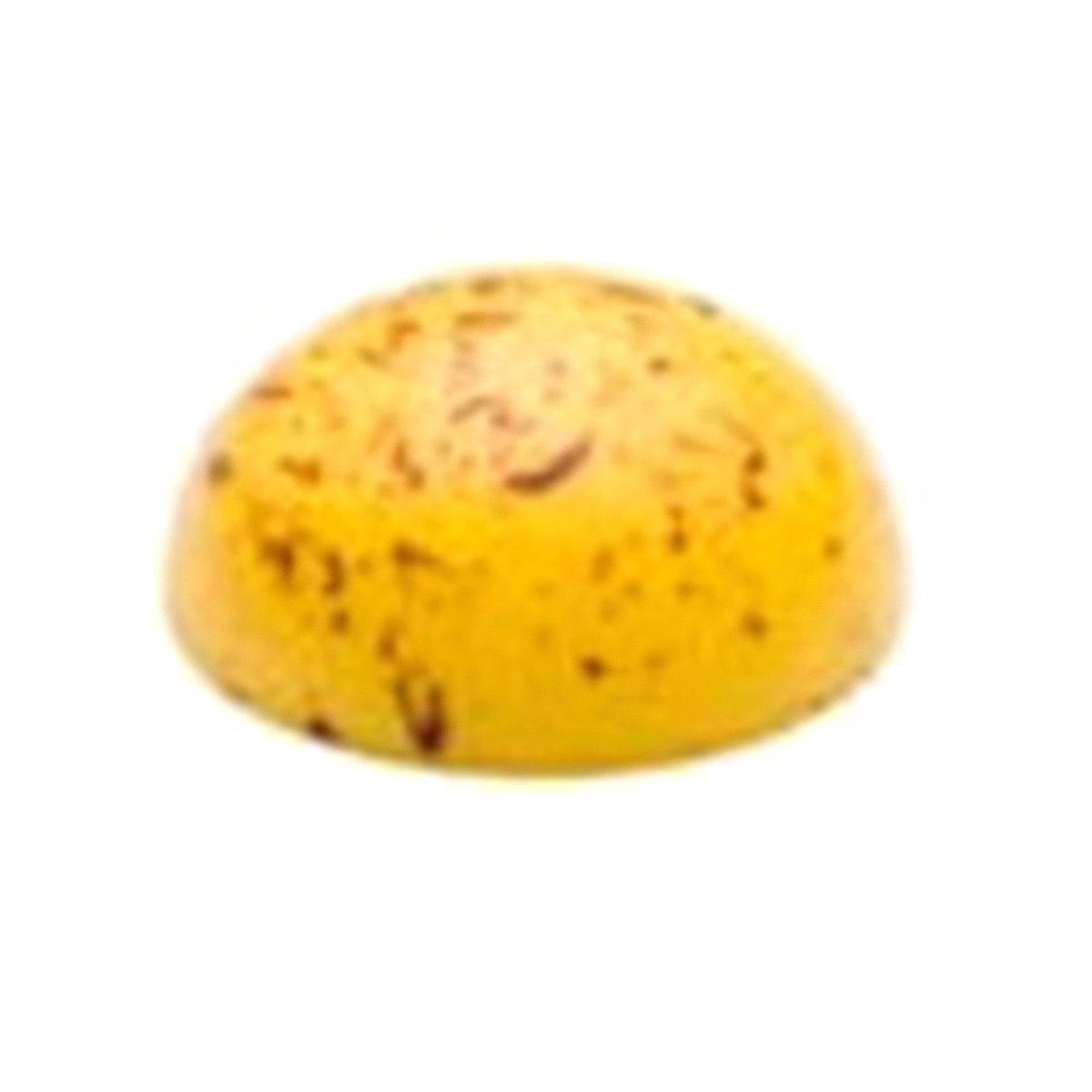 Pralina che unisce la croccantezza del cioccolato bianco e fondente a un ripieno cremoso e dal gusto fresco di mango. 