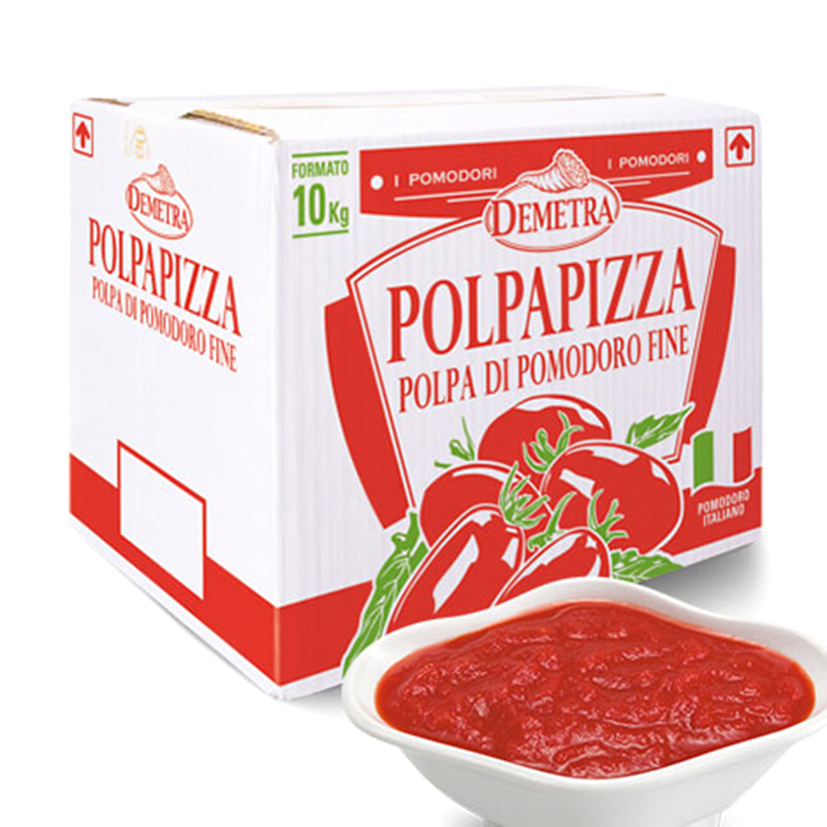 Polpa di pomodoro fine ideale per la preparazione di pizze o sughi dal gusto intenso di pomodoro. 