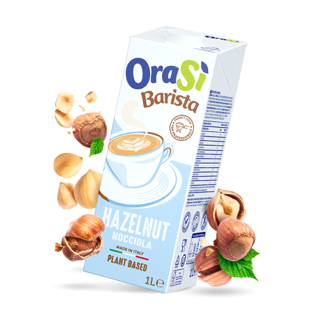 La bevanda di Nocciola è l’ingrediente ideale per preparare il perfetto cappuccino italiano, con un gusto ricco e intenso e una schiuma densa e cremosa. Perfetta per la latte art. 