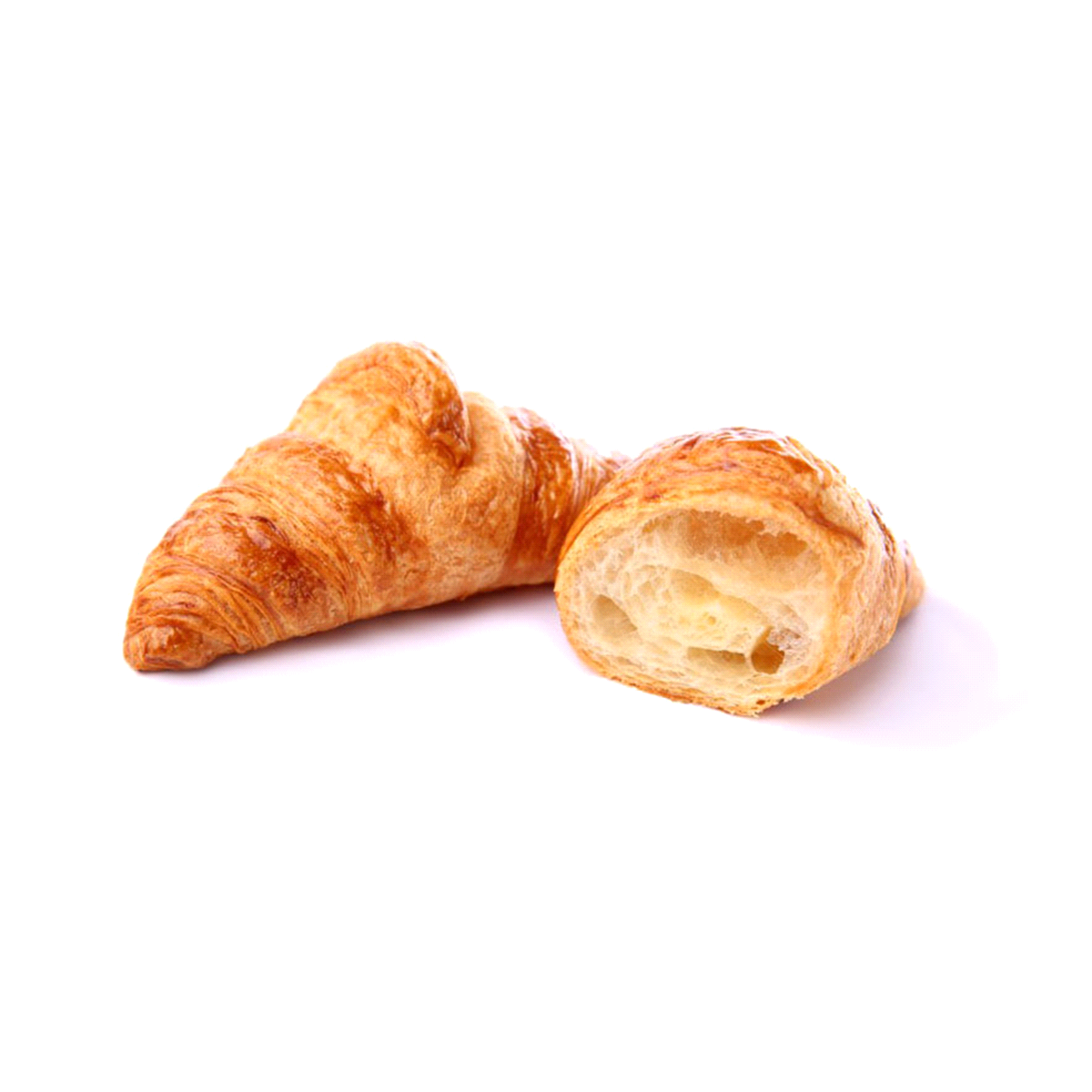 Mini croissant 30gr prelievitato vuoto al burro. 