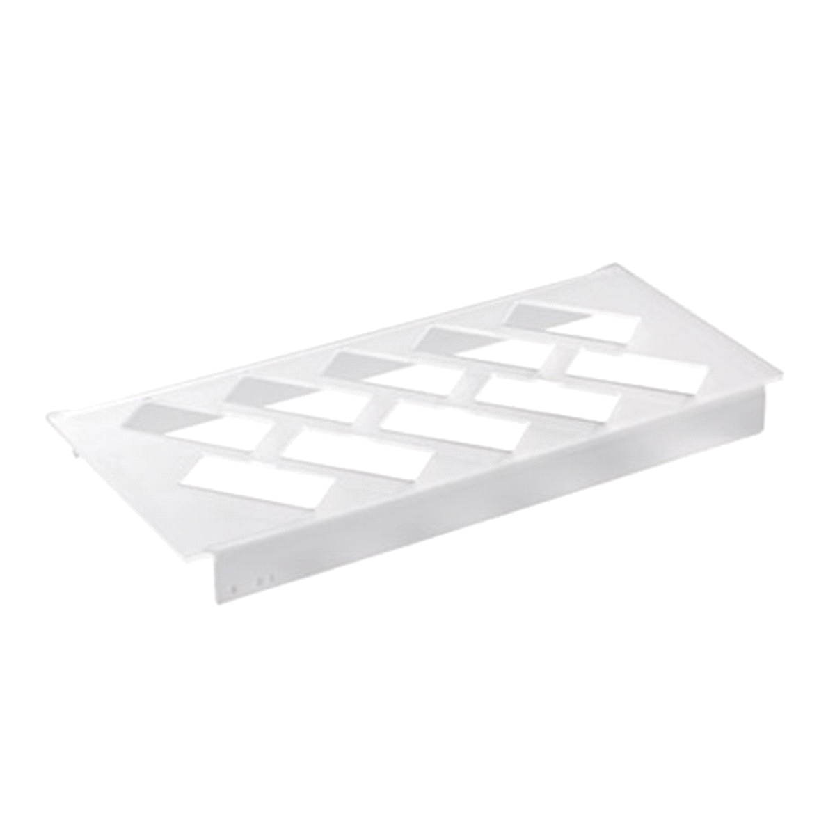 Espositore per biscotti gelato 10 fori in plexiglas; Dimensioni: 165x360 h 27 mm 