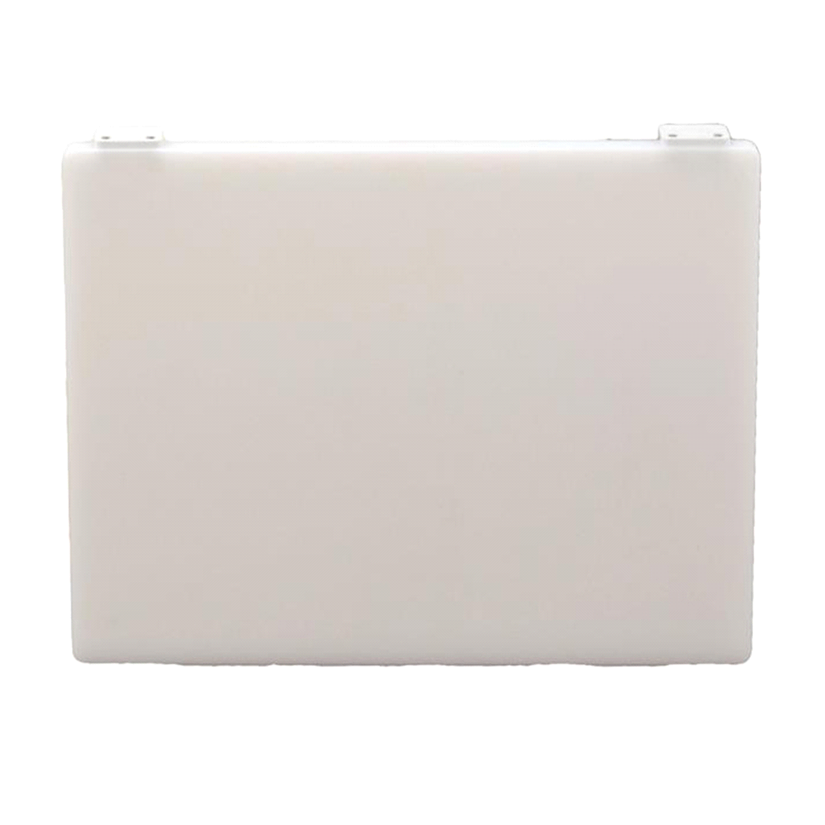 Tagliere con fermi bianco in polietilene. 