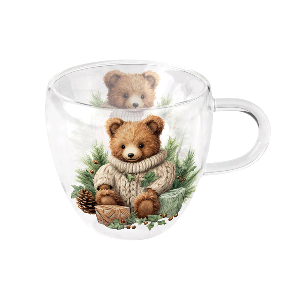 BICCHIERE DOPPIO CUDDLE BEAR 0,2 lt. 