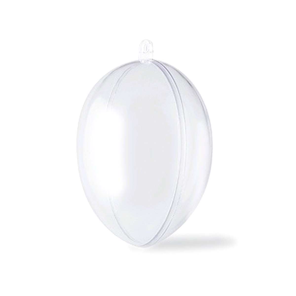 Rendi ambienti e vetrine più belli e più chic con questi contenitori trasparenti a forma di uovo da riempire. Dimensioni: (L) 65 X (B) 65 X (H) 100 mm. 