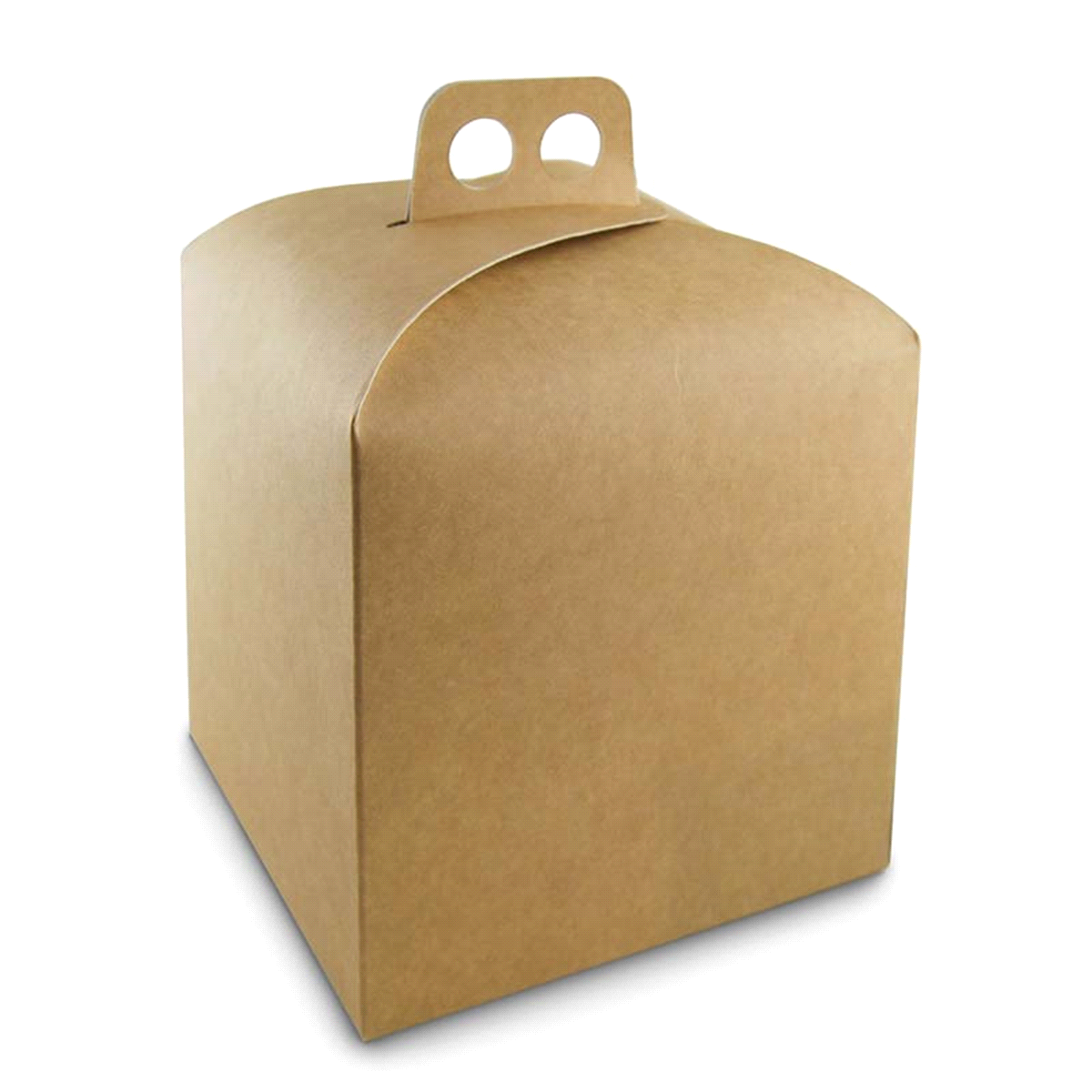 Scatola portapanettone natural 20x20x20. 