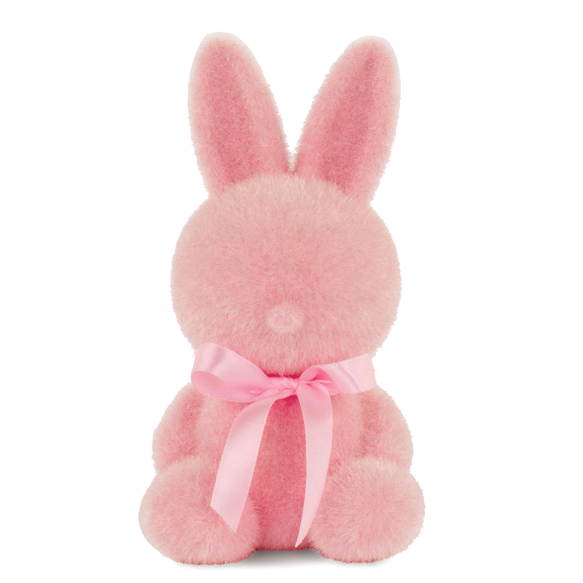 CONIGLIETTO  ROSA FLOCCATO DA APPENDERE h.18 