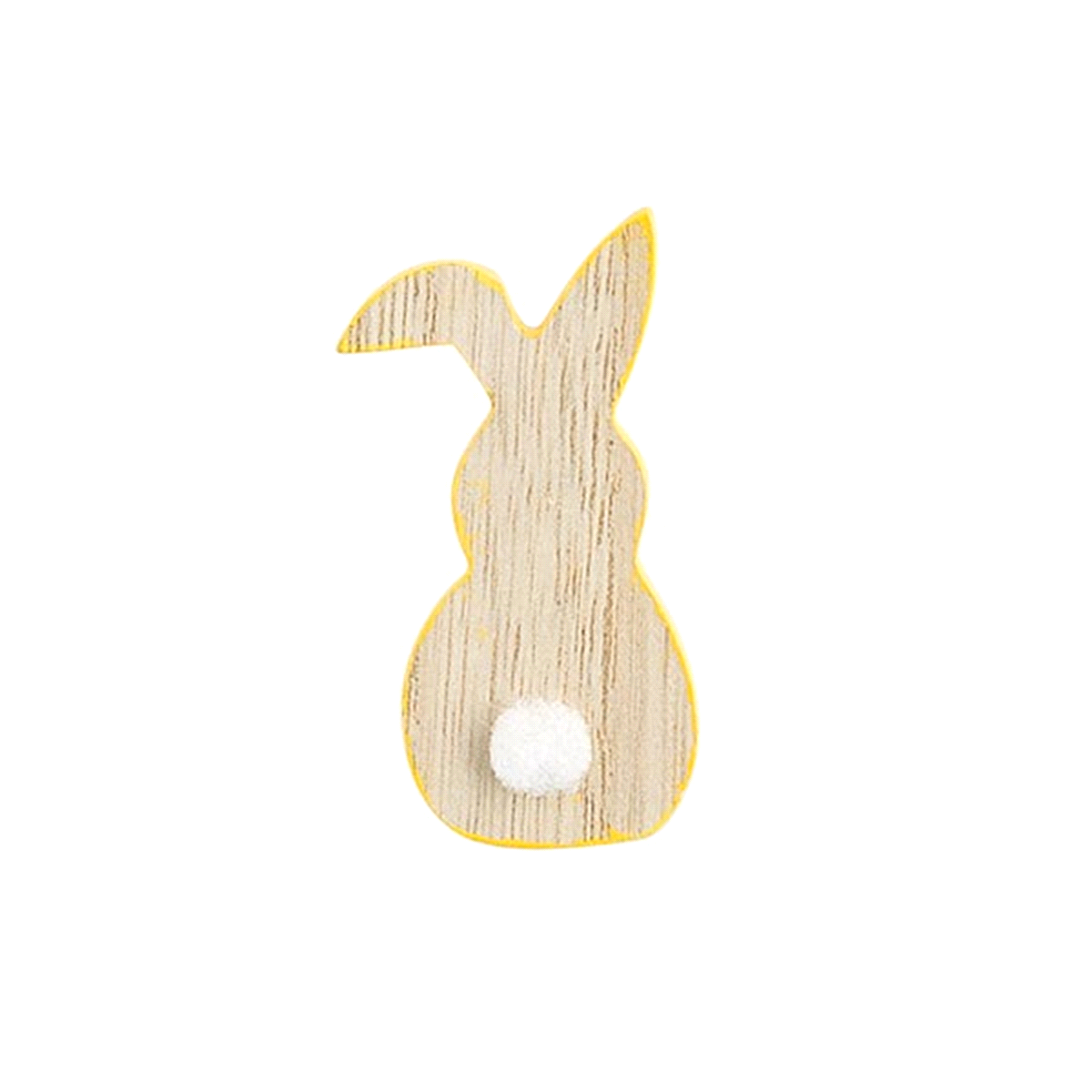 BOX 8 CONIGLI BORDO GIALLO 5cm 
