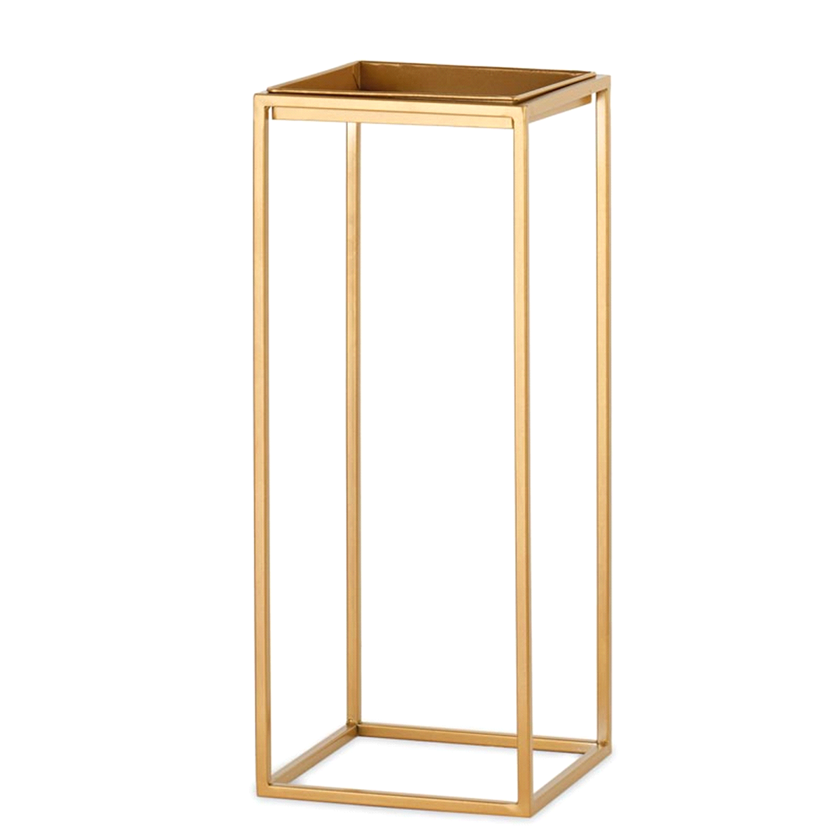Alzate quadrate oro 22x22h55/30x30h90.....set per 3pz. 