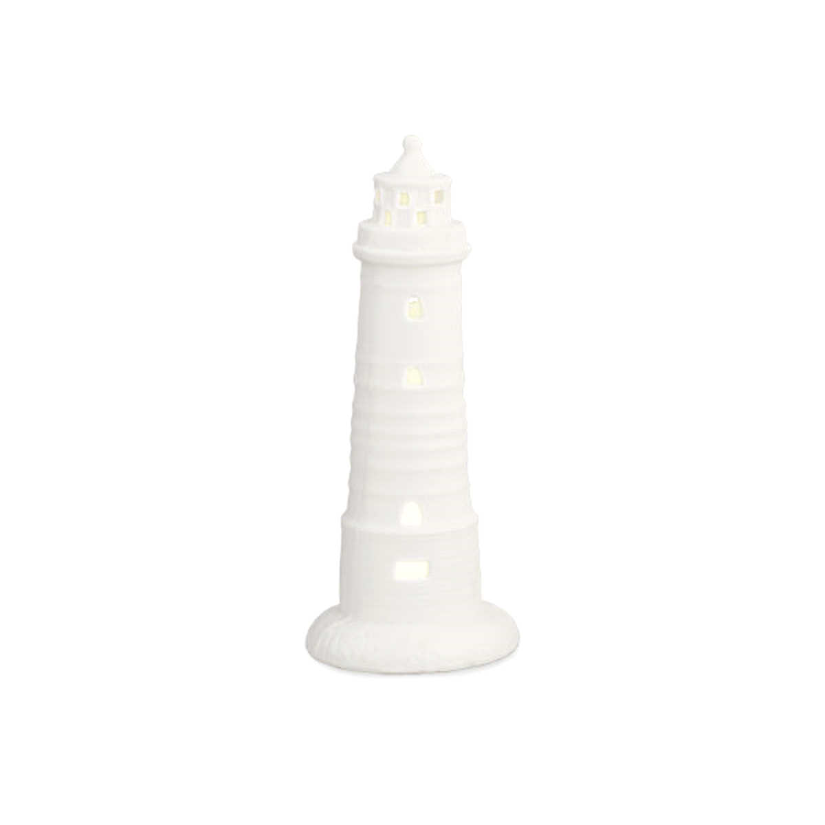 FARO BIANCO CON LED h.18 