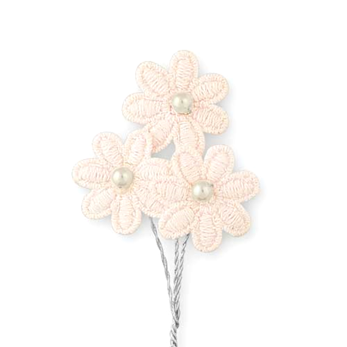 MARGHERITE ROSA CON PERLA d.22 