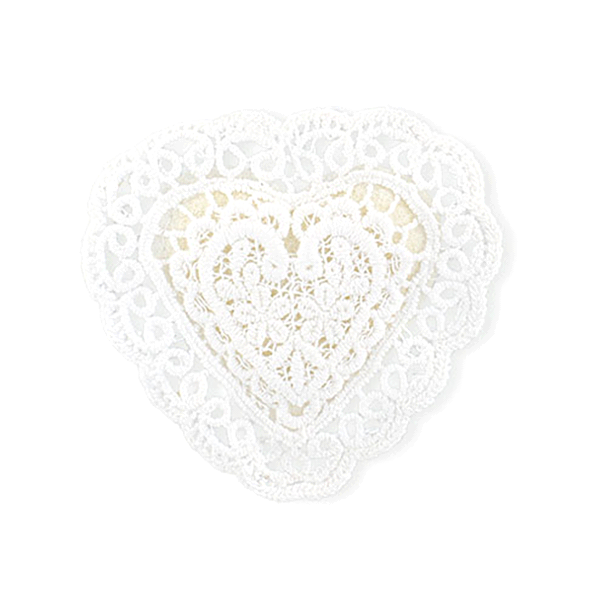 STICKERS CUORE MACRAME x6pz 