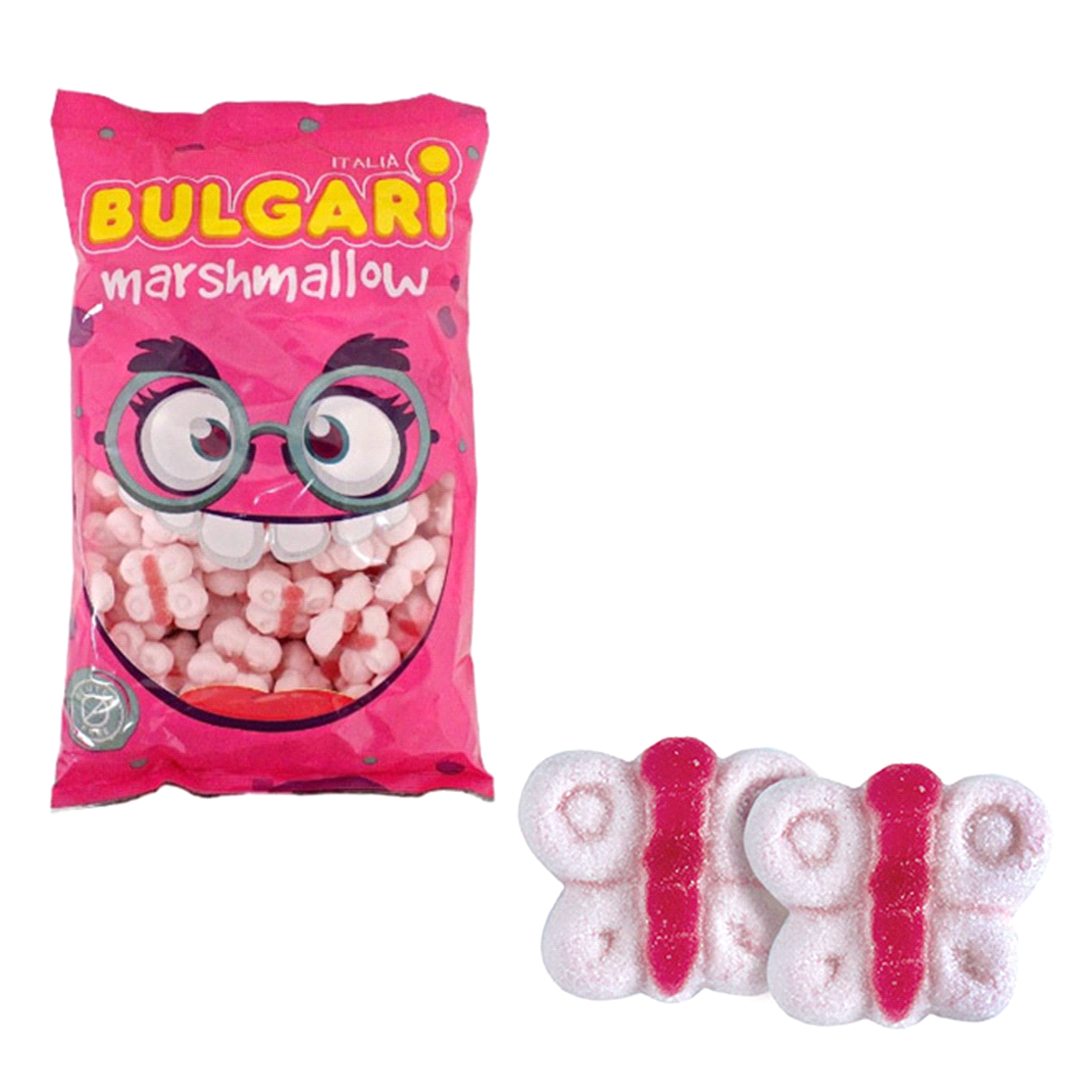 Marshmallow colorati e in diverse forme. Gluten free. 