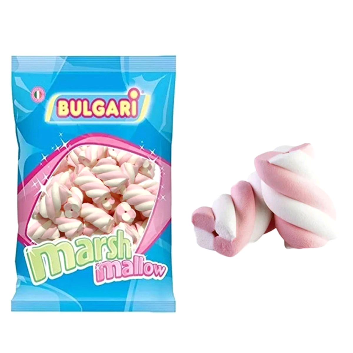 Marshmallow colorati e in diverse forme. Gluten free. 