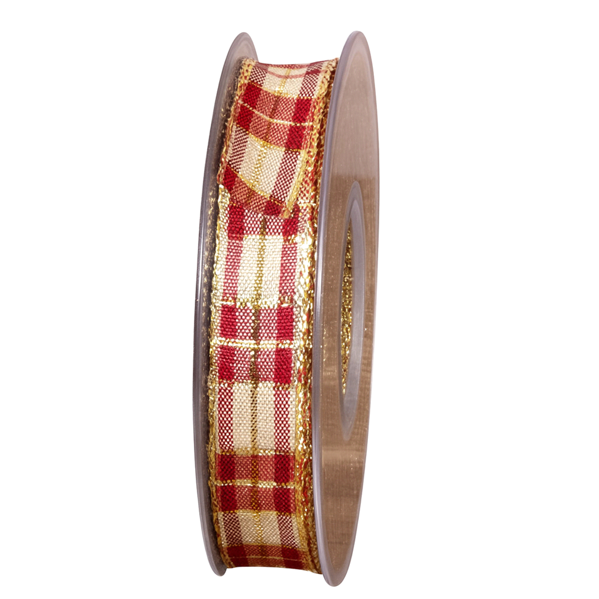 WEIHNACHTSKARO CREMA/BORD.15mmx20mt 